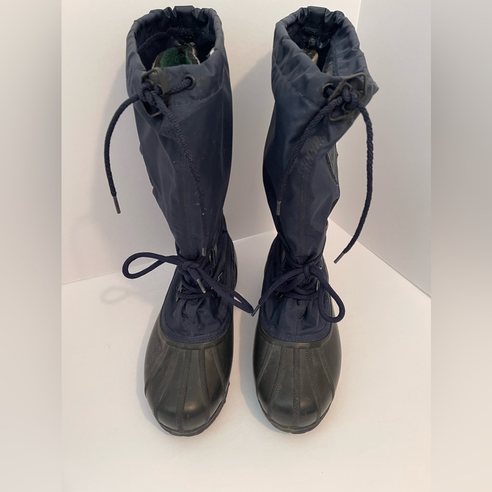 SOREL  WOMEN’S BLUE SNOWLION II WINTER WATERPROOF SNOWMOBILING BOOT SIZE 8